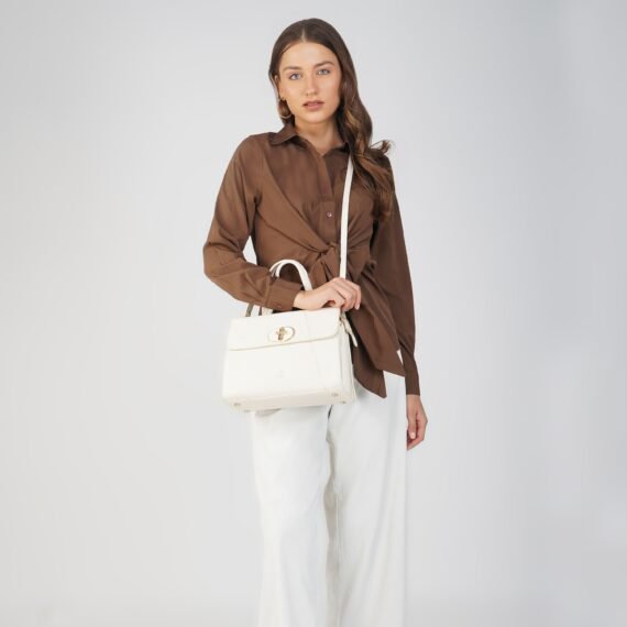 Stylish Women's Typographic Print Sling Bag