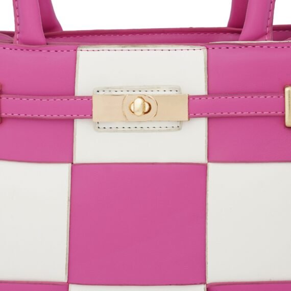 New Trendy Contrast Color Womens Handbags