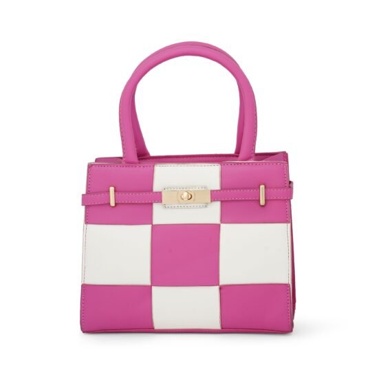 New Trendy Contrast Color Womens Handbags