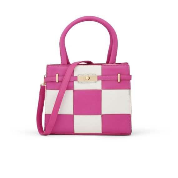 New Trendy Contrast Color Womens Handbags