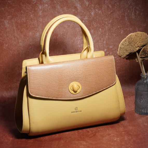 Women Yellow Handbag